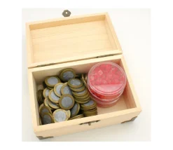 Coffre au trésor naturel 18 x 12.5 x 10 cm pirate