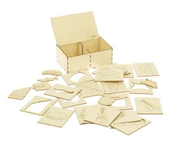 Coffret 20 Instruments de musique en bois jeu