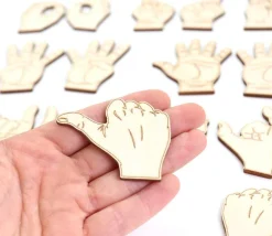 Coffret 22 Mains bois pour exercices Praxis pose kinétique