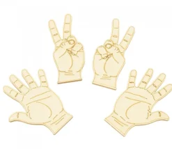 Coffret 22 Mains bois pour exercices Praxis pose kinétique