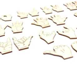 Coffret 22 Mains bois pour exercices Praxis pose kinétique