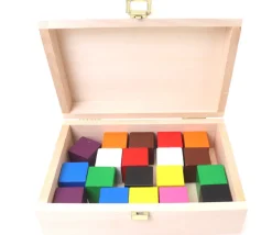 Coffret bois 20 x 14 x 7 cm fermoir - Fabrication France