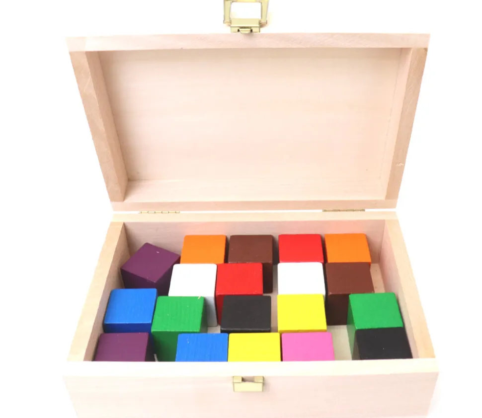 Coffret bois 20 x 14 x 7 cm fermoir - Fabrication France