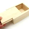 Coffret bois avec glissière 10 x 7 x 4 cm pour accessoires jeux