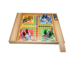 Coffret bois Dada oie petits chevaux - jeu tradition français