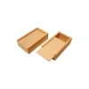 Coffret bois M glissière pour jeu cartes ou accessoires jeux 18.5 x 8.5 x 4 cm