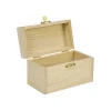Coffret bois 13x8x7 cm charnières pour accessoires de jeux