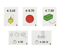 Coffret Cartes calcul euros "allons faire les courses" nombres décimaux