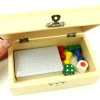 Coffret en bois 15 x 9 x 6 cm avec charnières