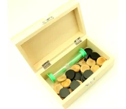Coffret en bois 15 x 9 x 6 cm avec charnières