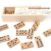 Coffret jeu petits dominos bois 5 x 2.5 cm - fabriqué en France