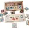 Coffret Mémo de Noël en bois - Fabrication France