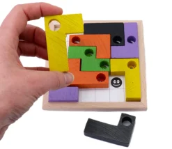 Coincidix master en bois - jeu casse tête évolutif