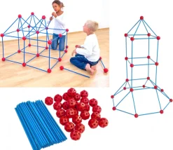 Constructions géantes - jeu assemblage boules et tiges à emboîter