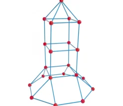 Constructions géantes - jeu assemblage boules et tiges à emboîter