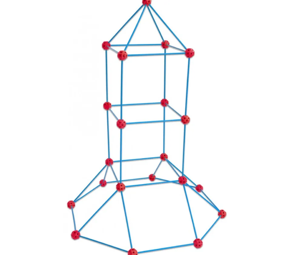 Constructions géantes - jeu assemblage boules et tiges à emboîter