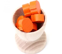 Coquetier en bois naturel 5 cm de hauteur