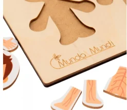 Corps humain découverte : 6 mini puzzles bois