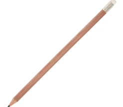 Crayon en bois avec embout gomme - 18 cm