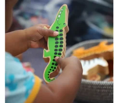 Crocodile en bois 45 x 165 x 25 mm