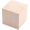 Cube en bois 5 cm à l'unité