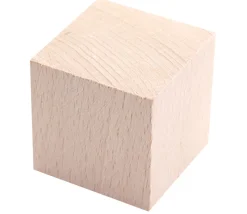 Cube en bois 5 cm à l'unité