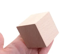 Cube en bois 5 cm à l'unité