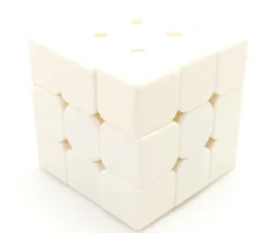 Cube magique blanc 5.5 cm à personnaliser jeu de patience 6 faces 3x3x3