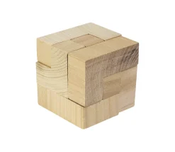 Cube magique en bois 4.2 cm - puzzle casse tête