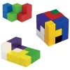 Cube SOMA 7 cm composé de cubes 2.3 x 2.3 cm en bois