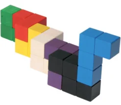 Cube SOMA 7 cm composé de cubes 2.3 x 2.3 cm en bois