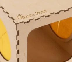 Cube tactile mystère - Boite à piocher 20x20 cm