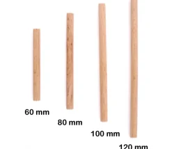 Cylindre tourillon 60 x 6 mm bois tige à l'unité