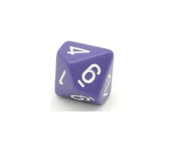 Dé à 10 faces 0 à 9 opaques jeux de rôle d10 à l'unité
