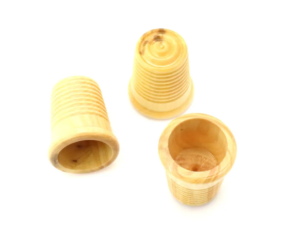 Dé à coudre en buis 22 x 18 mm bois