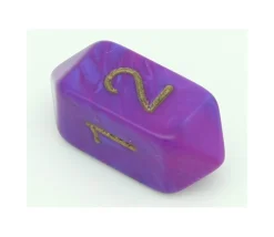 Dé 4 faces baril - barrel dice à l'unité (couleur mise au hasard)