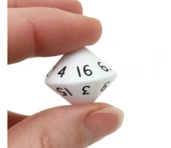Dé 16 faces D16 à l'unité (couleur mise au hasard)