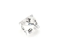 Dé 10 faces en translucide de 0 à 9 à l'unité (couleur mise au hasard)