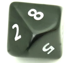Dé 10 faces géant d10 opaques JUMBO