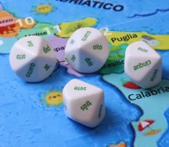 Dé 10 faces italien da uno a dieci