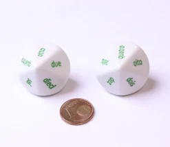 Dé 10 faces italien da uno a dieci