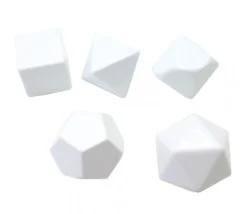 Dé 8 faces neutre géant à personnaliser