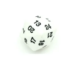 Dé 24 faces opaque D24 de jeu