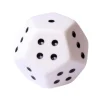 Dé 12 faces points avec 3 fois 1 à 4 JUMBO