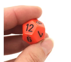 Dé 12 faces pour jeu opaque D12 standard à l'unité
