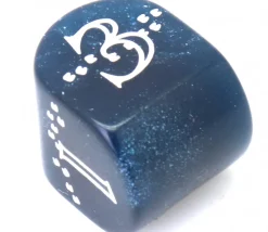 Dé 4 faces étincelant Sparkling Llama moderne (forme arrondie)