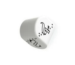 Dé 4 faces étincelant Sparkling Llama moderne (forme arrondie)