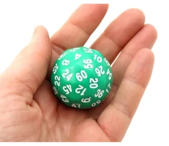 Dé 60 faces vert D60 de jeu