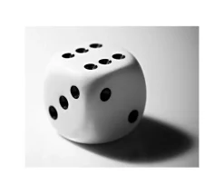 Dé à jouer 18 mm classique points 1 à 6 jeux de société