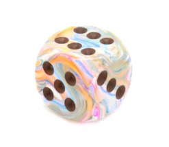 Dé à jouer Festive vibrant 16 mm